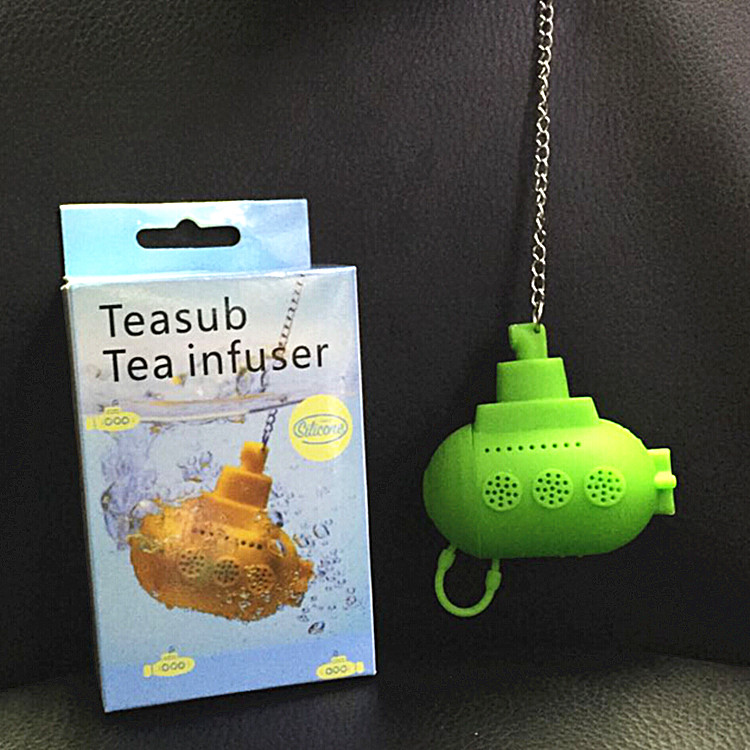 潜水艇泡茶器 硅胶泡茶器 创意滤茶器 茶隔 茶叶过滤器