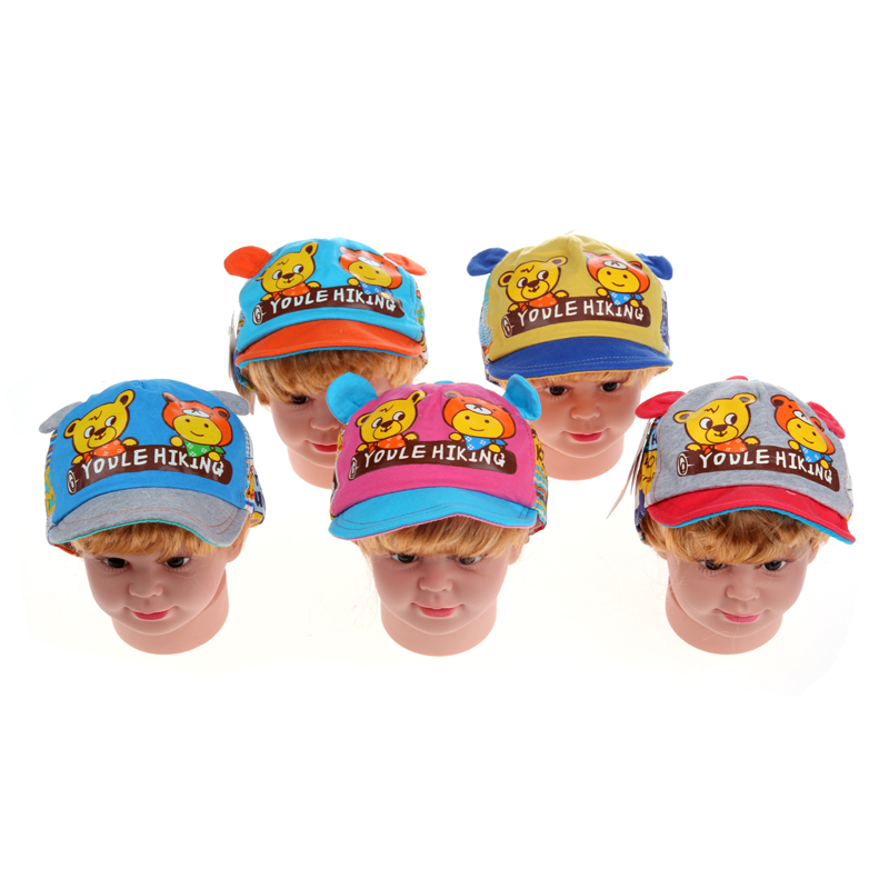 Shirley Doll double bear ears hat kid cap baseball cap sun hat 13-719