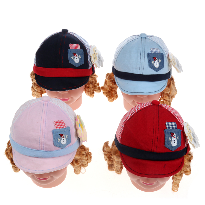 Sheriva Snowman soft brim cap Baseball cap Children's cap visor 13-902