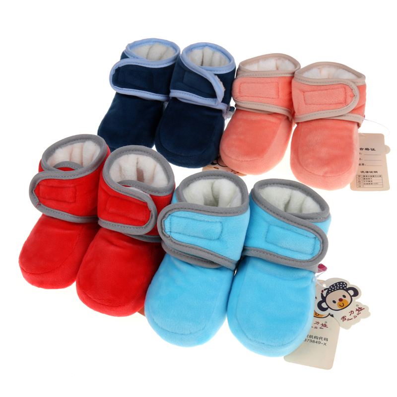 Crystal Super soft baby shoes Baby shoes Baby shoes Autumn winter children shoes cotton shoes E-418