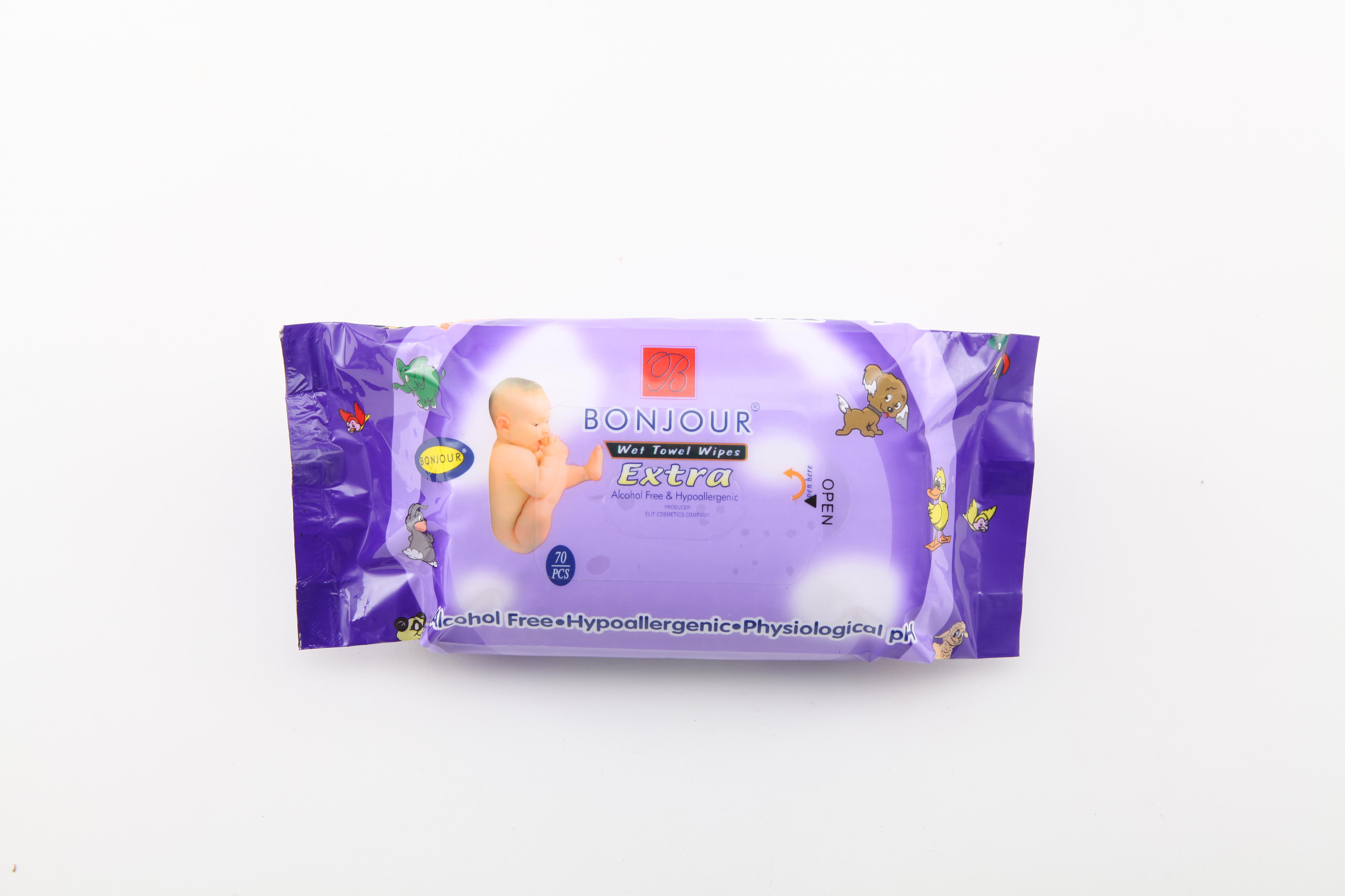 厂家直销80片婴儿湿巾/宝宝清洁湿巾/护理湿巾产品图