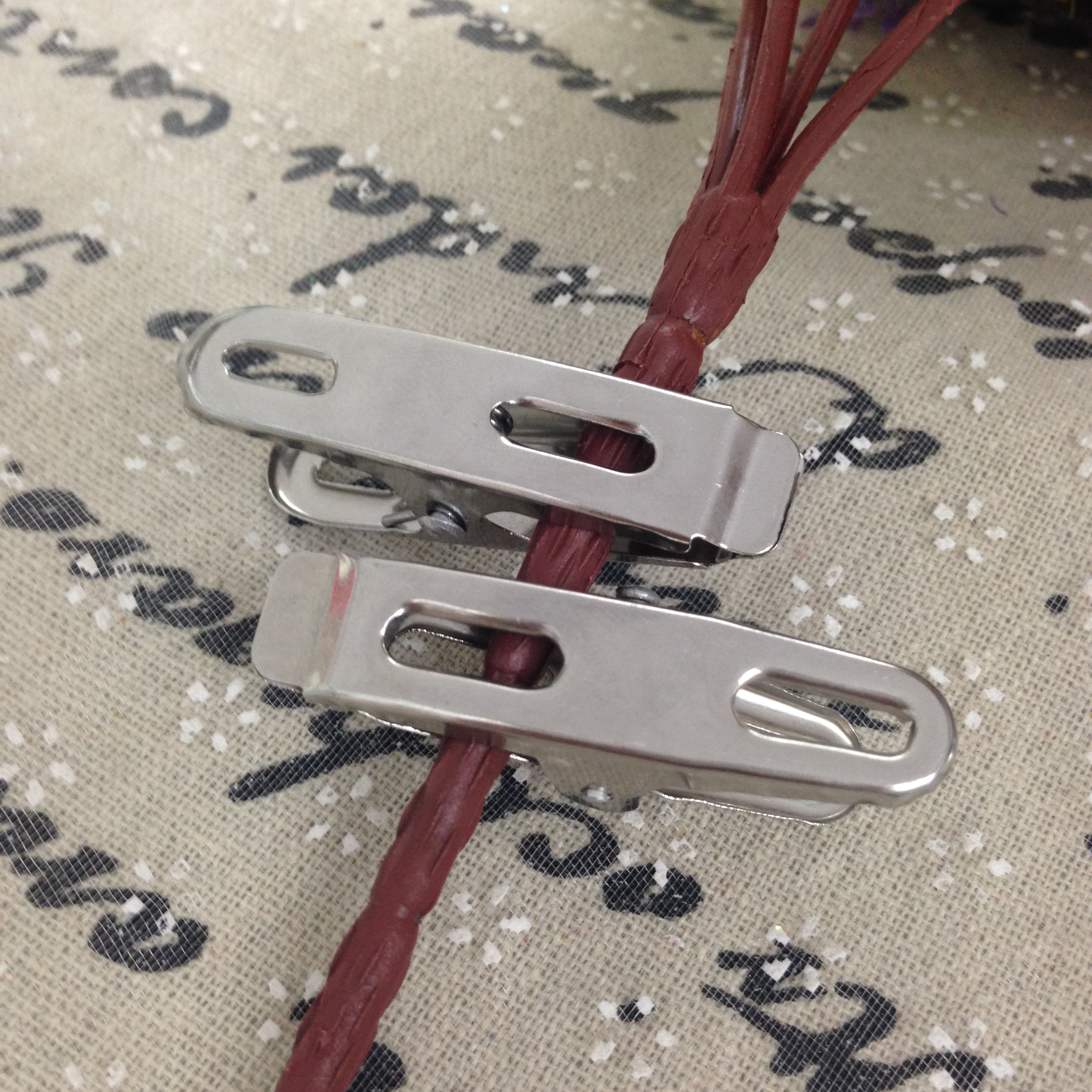 厂家直销 金属夹子 不锈钢夹子 鳄鱼夹产品图