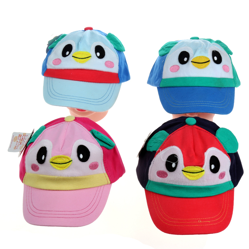 Shelly Baby Penguin sticks to a cap, baseball cap, child's cap, sun visor, 3228