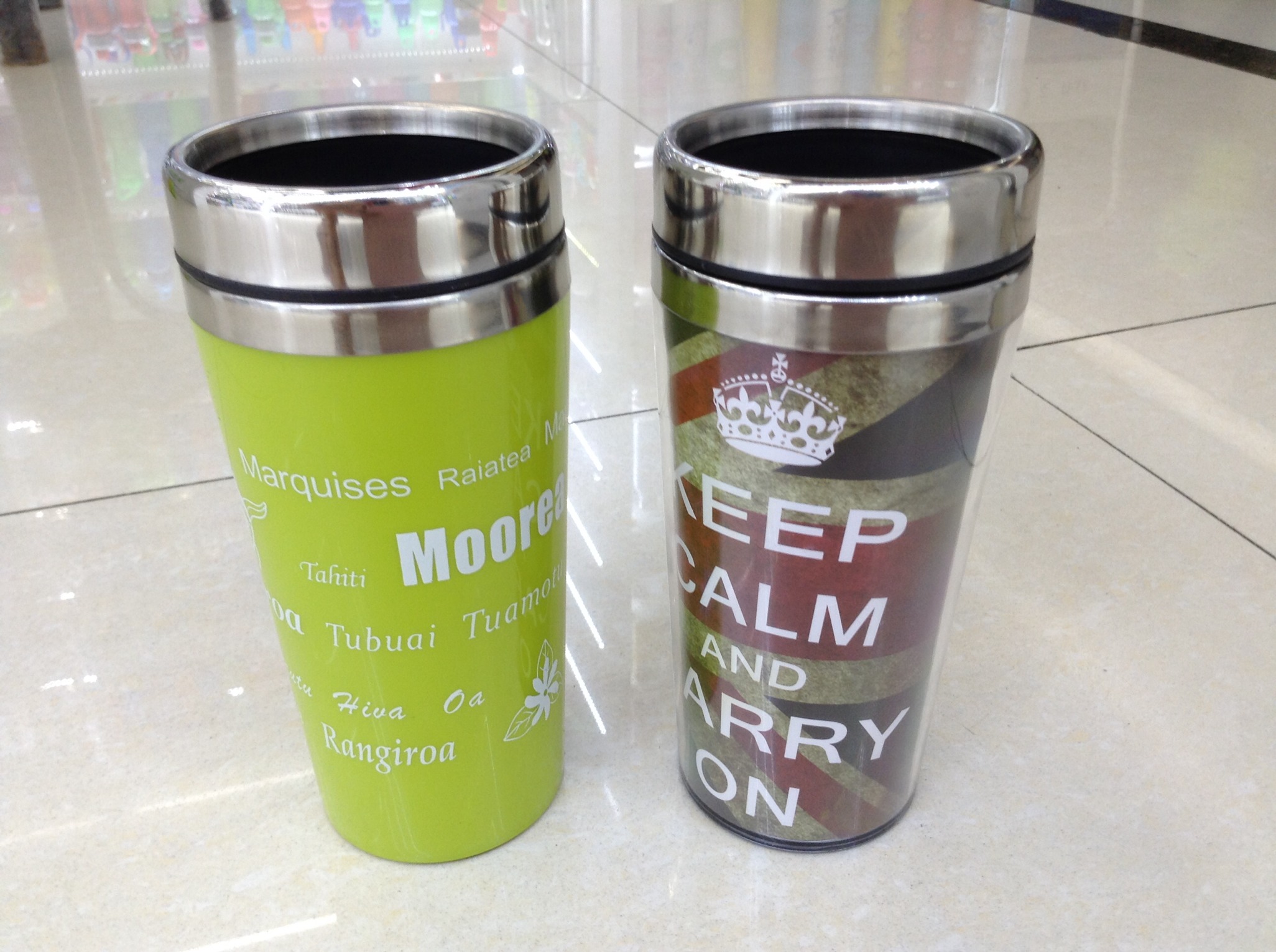 热卖款 带卡纸 热印广告礼品汽车杯