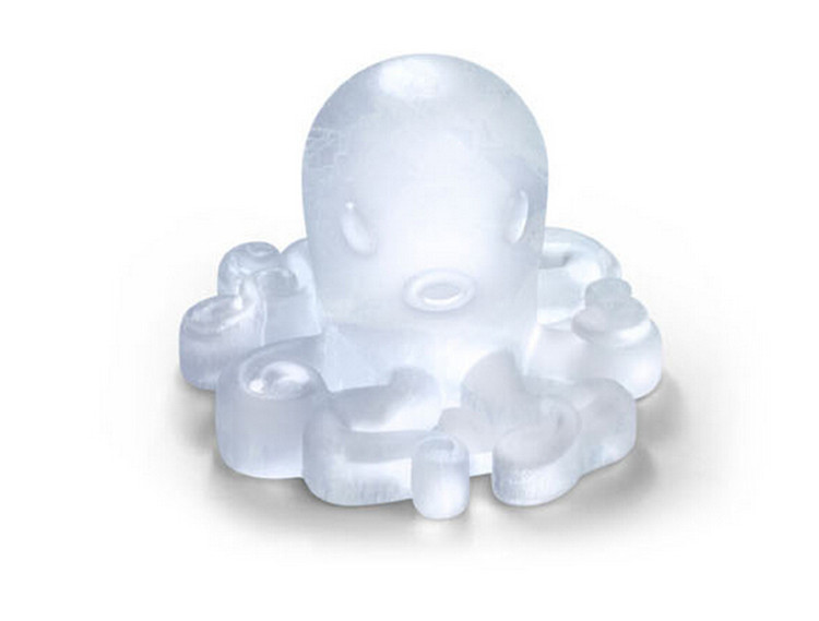 Yiwu Good Goods LHS Octopus Ice Cube Tray Cartoon Animal ice Cube tray Octopus-shaped ice mold details Picture