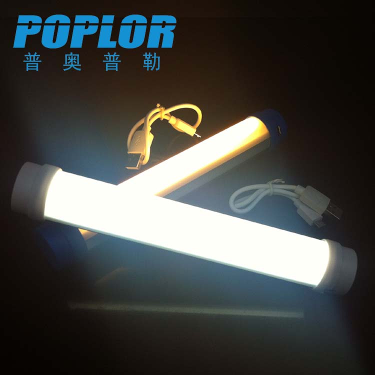 Handheld portable LED fluorescent lamp rechargeable emergency lamp outdoor camping adventure light Specification drawing