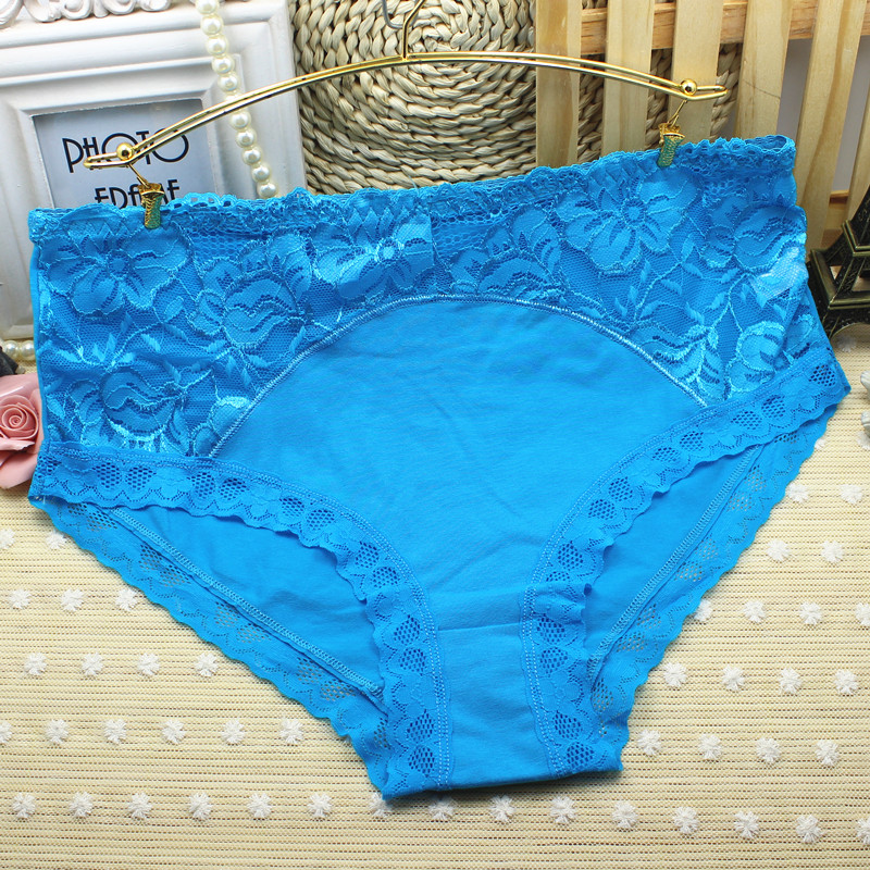 Sexy Lace Cotton Big Version Of Women's Underwear Factory Direct Sales 8003 Application Scenario