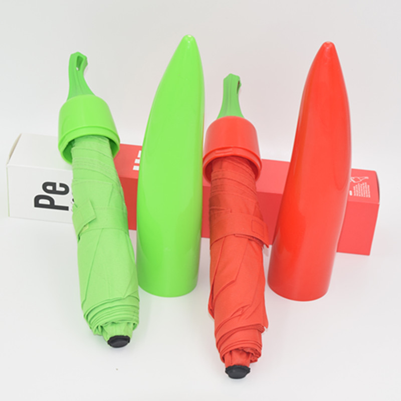 Pepper Vegetable Umbrella Personality Clear umbrella UV protection umbrella