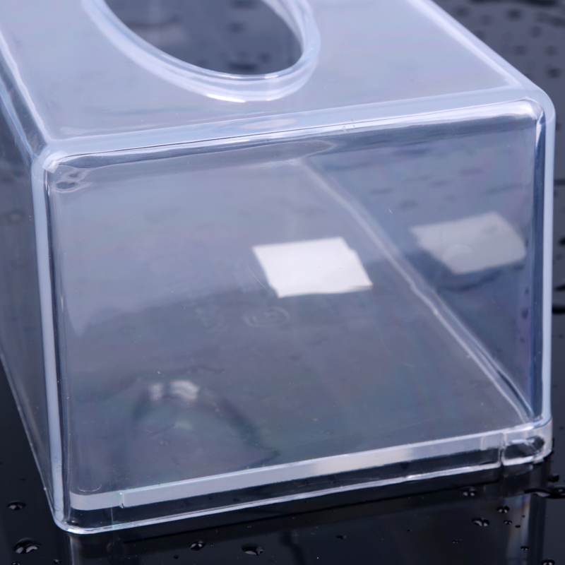Acrylic tissue box, transparent box, tissue box, household tissue rack ZA-005 Specification image