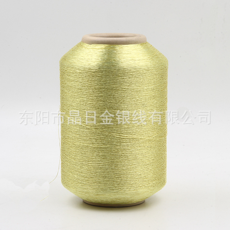 Wholesale of one piece of PET film 600D pure gold and silver thread A2-600 details Picture