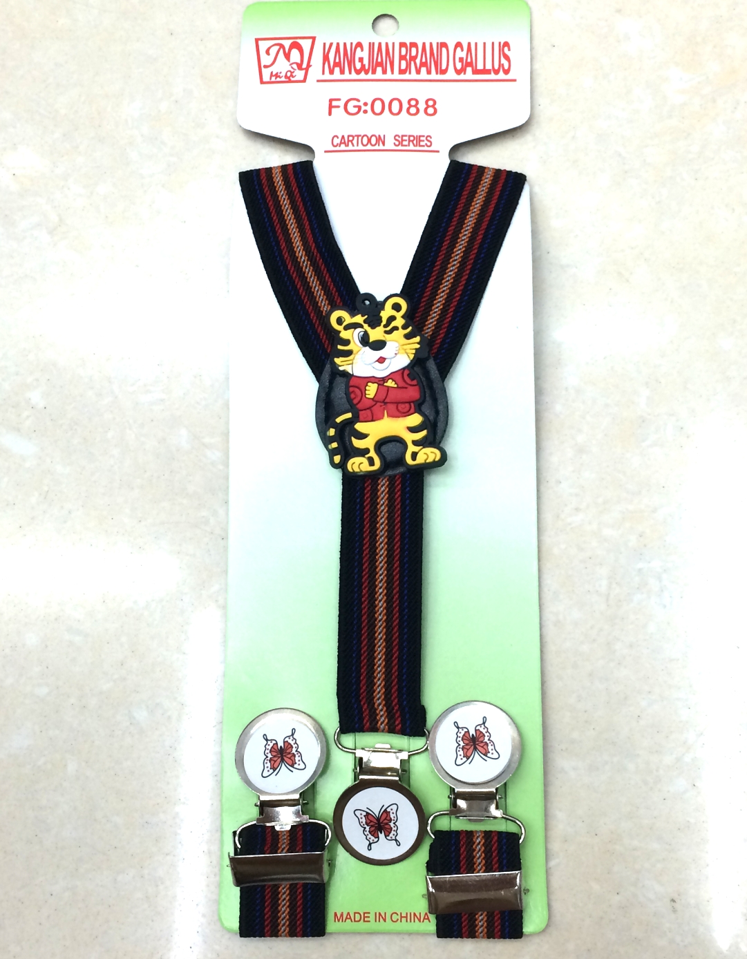 Children's Belt Cartoon Straps Available In A Variety Of Patterns Specification drawing