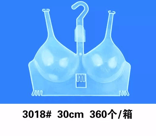 New transparent plastic bra model coat hanger