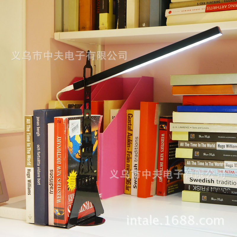 Yiwu good goods creative Eiffel Tower desk lamp creative gift night light eye protection desk lamp Specification drawing