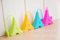 Creative Eiffel Tower silicone tea infuser silicone daily necessities