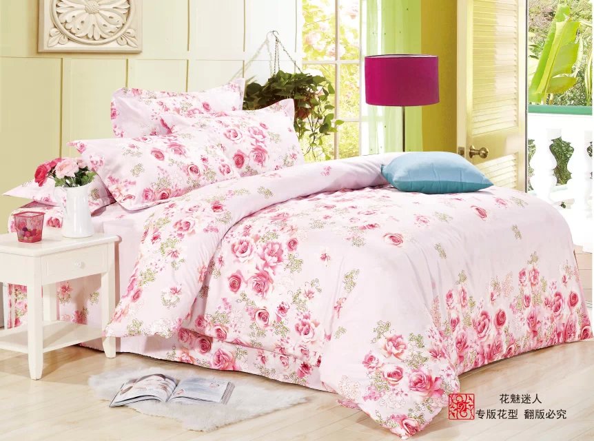 Thickened Australian fleece brushed four-piece set, active cashmere cotton four-piece set Application Scenario