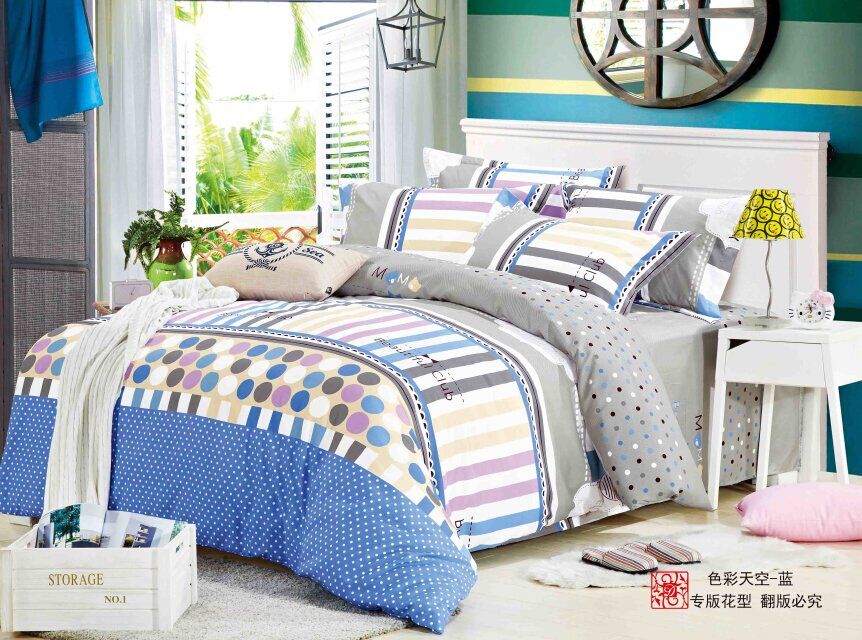 Thickened Australian fleece brushed four-piece set, active cashmere cotton four-piece set Specification image