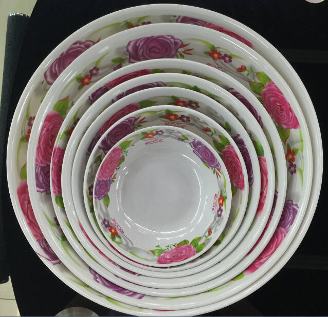 密胺餐具 6789 10 12 13寸汤碗 仿瓷餐具