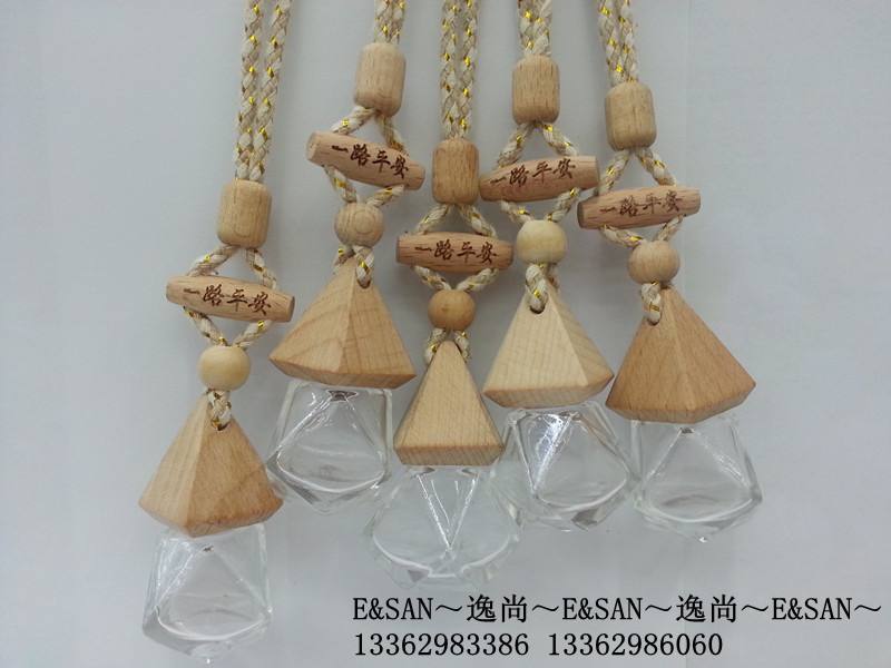 MXA22-8ML菱形汽车挂件/香水瓶/玻璃瓶/精品车挂/