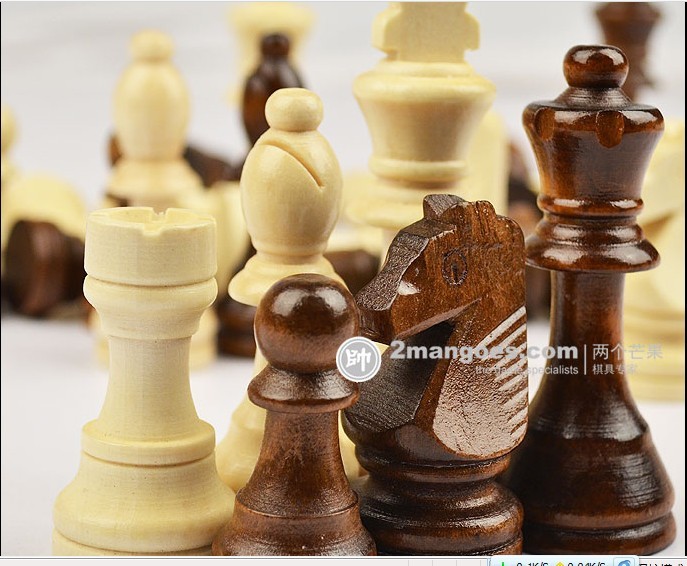 Wooden chess pieces, various models of chess pieces, chess piece accessories 1.2 details Picture