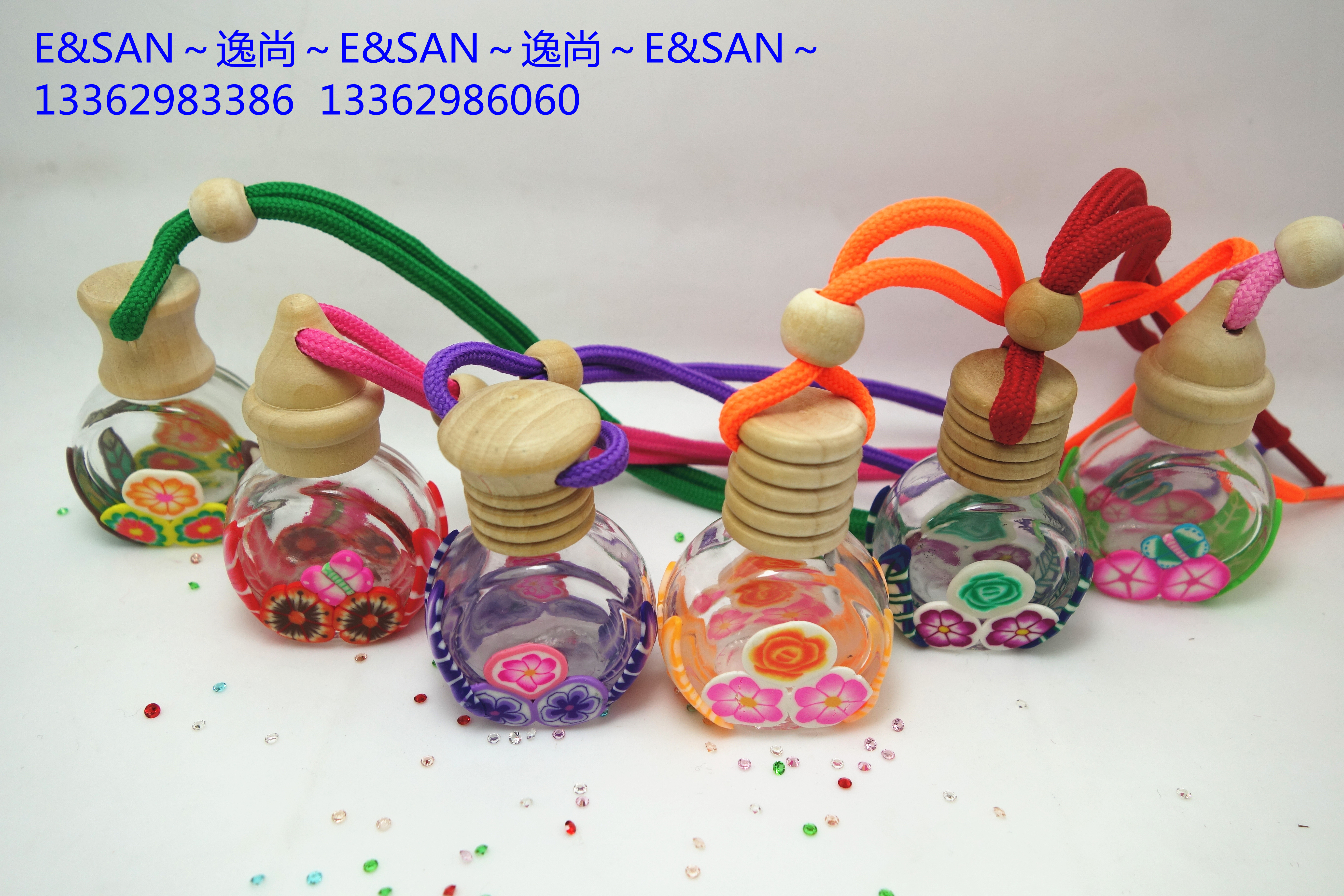 批发RGB12-10ML汽车挂件/香水瓶/玻璃瓶/精品车挂