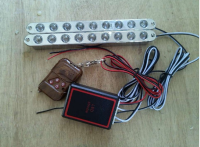 汽车中网爆闪灯一拖二9灯产品图