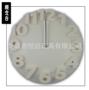 F three-dimensional digital wall clock Ultra-quiet movement creative wall clock Specification drawing