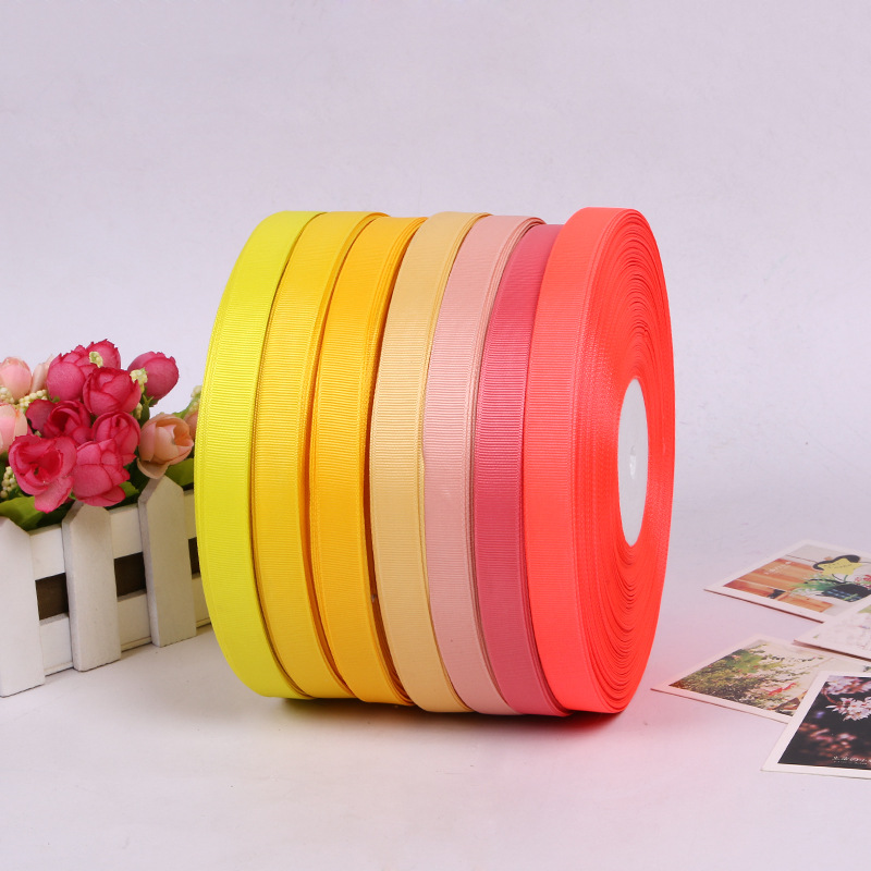 Factory direct sales of all kinds of polyester ribbons, webbing, colored ribbed ribbons and colored ribbons Application Scenario