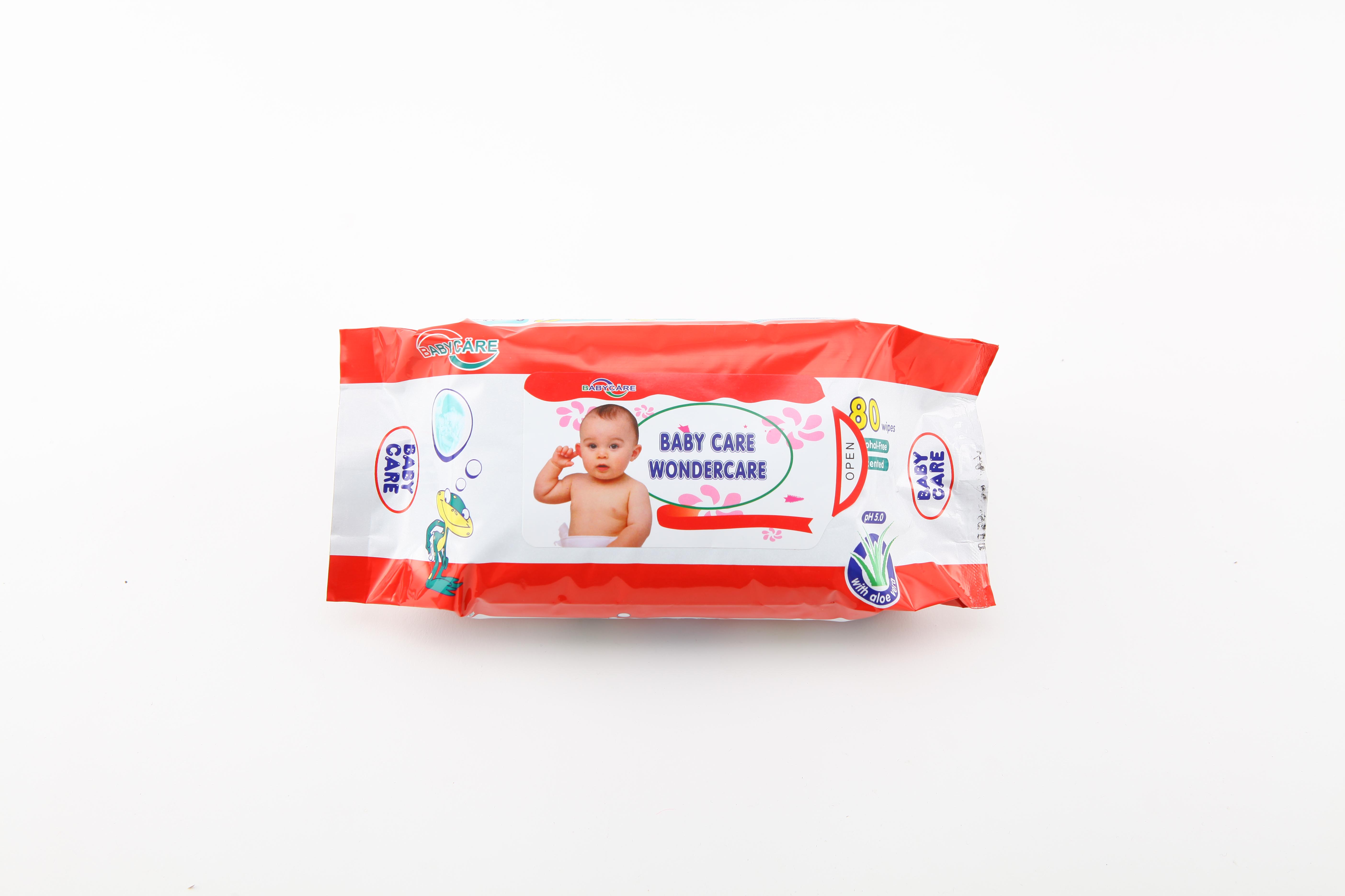 厂家直销80片婴儿湿巾/宝宝清洁湿巾/护理湿巾