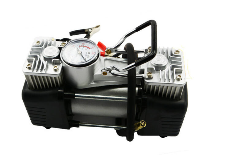 12V high-power metal dual-cylinder air pump for vehicle air injection