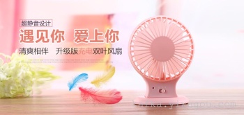 义乌好货 创意新款双叶风扇 usb充电风扇 新奇特细节图