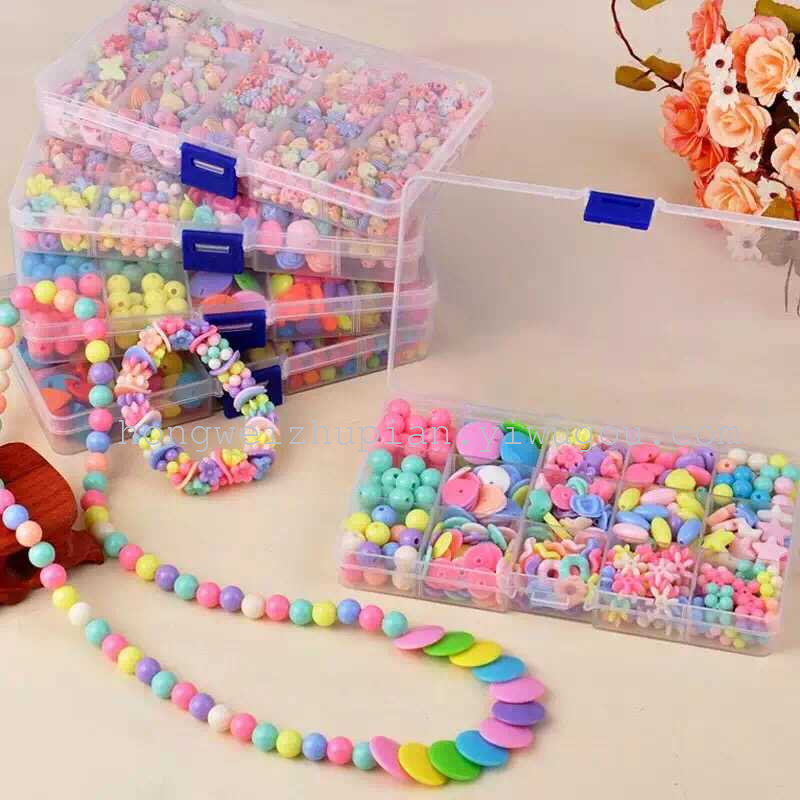Acrylic Solid Color Beads Candy Beads Diy Creative Beads For Children details Picture
