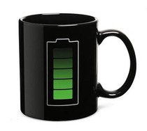Creative Battery Color-changing cup Battery cup Color-changing cup Creative mug mug