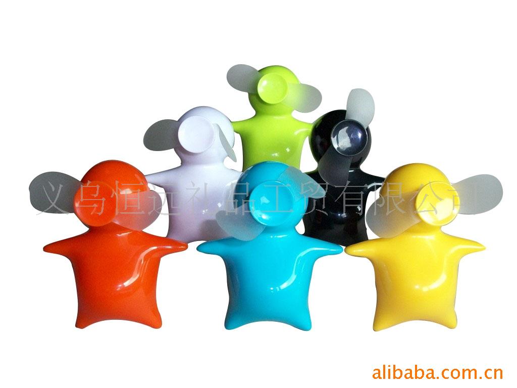 Big Belly Fan Mini fan Battery Small fan Cartoon Gift small fan