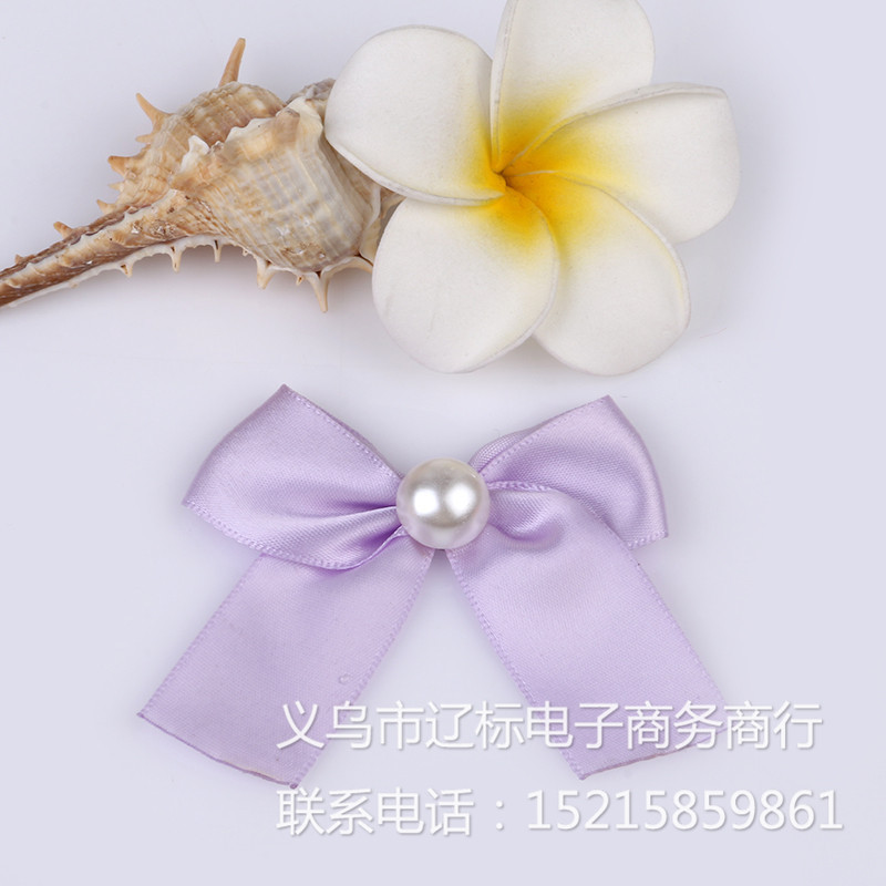 新品韩版儿童蝴蝶结领结风格涤纶发饰时尚蝴蝶结潮流制作