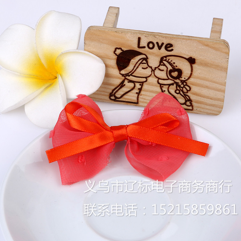 新版春季韩版配饰 男童女童领结零花蝴蝶结 儿童纯色糖果色批发