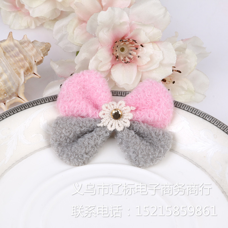 新款上传涤纶棉质花卉饰品配件 多色彩可选装饰品 厂家直供批发