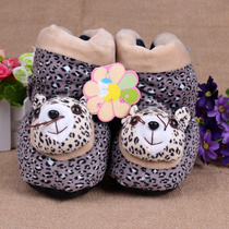 Snow doll tiger tail middle top cotton shoes winter baby shoes toddler shoes thickened baby shoes