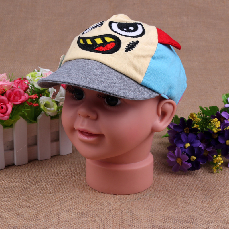 雪力娃软沿撮帽婴儿帽宝宝遮阳帽休闲帽防风帽A-46