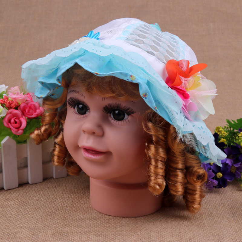 Sheriva basin hat Children's hat Baby hat Sun hat Lace hat Summer hat E-328