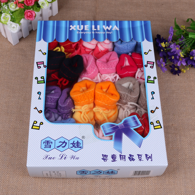 Box light board shoes baby shoes Toddler shoes gift box baby shoes thermal shoes