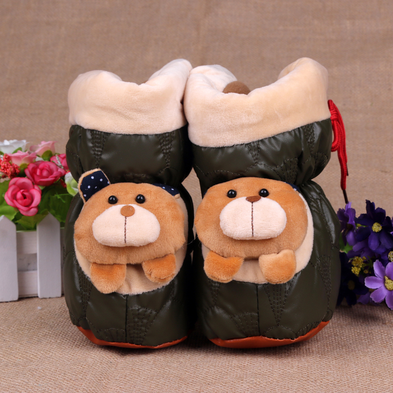 Shereva high top cotton shoes waterproof winter baby shoes Toddler shoes thick baby shoes 00236