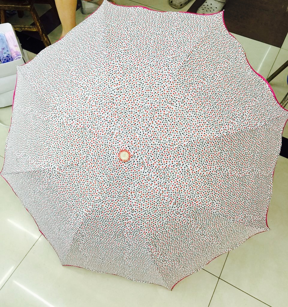 碎花 雨伞 斑点 太阳伞 遮阳伞
