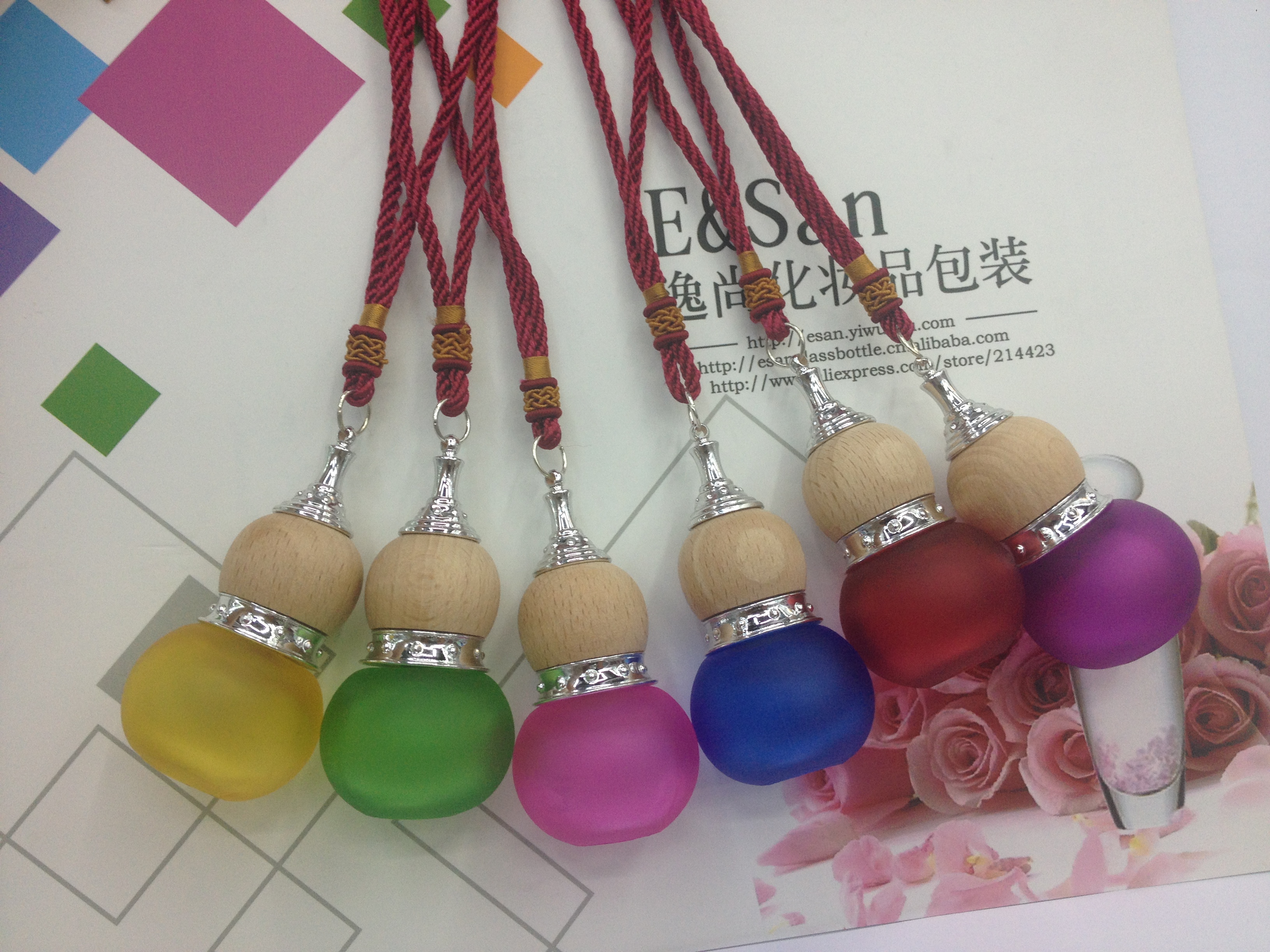 FMS009C-10ML葫芦挂件/香水瓶/玻璃瓶/汽车挂件产品图