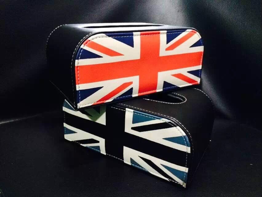 Car tissue box Rice flag tissue box high-grade tissue box