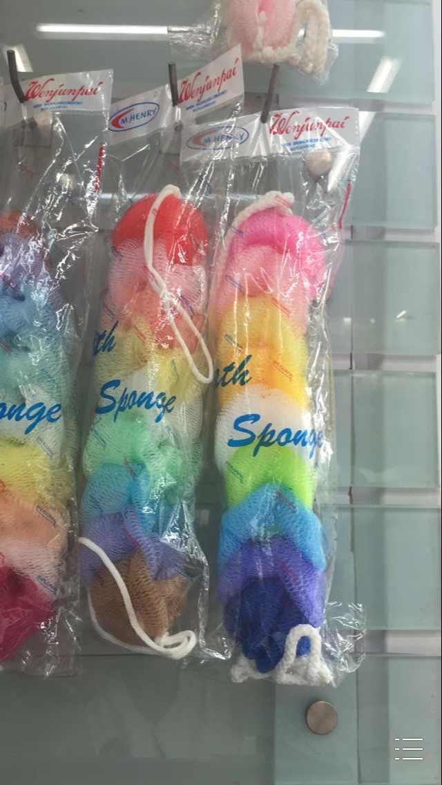 仁花洗澡巾/浴球/二合一澡巾/搓澡巾硅胶/沐浴球产品图