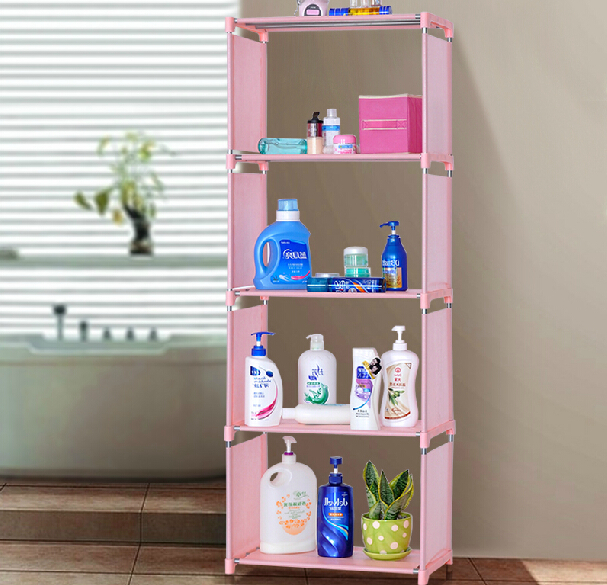 书架 DIY书柜加固五层自由组装置物架简易书柜层架鞋架产品图