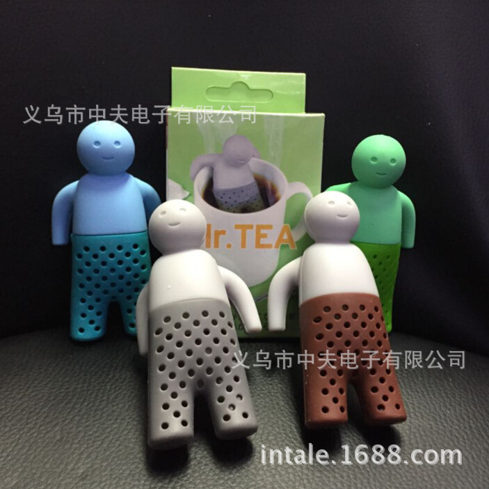 Mr. Tea infuser Mr. Bath Man infuser Tea strainer Tea bag full figure