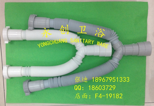 塑料下水 拉伸管 伸缩管 埃及管 pp pipe HOSE产品图