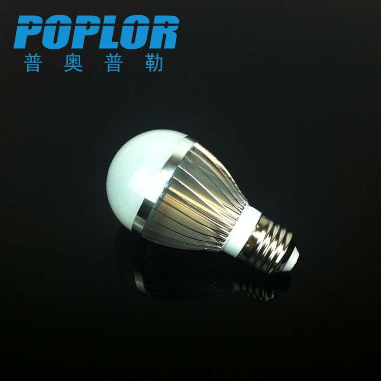 5W LED bulb Aluminum PC cover E27/B22 lamp head wood Linsen chip