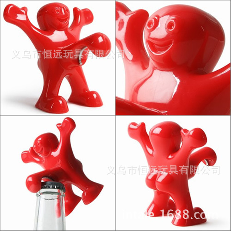 Small wine bottle opener Small wine bottle cork Creative second beer bottle opener details Picture